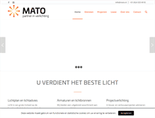 Tablet Screenshot of mato.nl